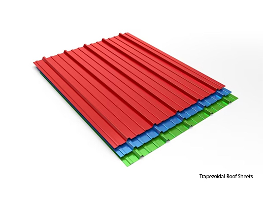 TRAPEZOIDAL ROOF SHEETS