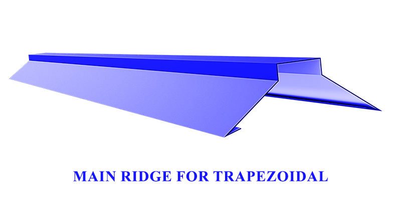 roof main ridge trapezoidal